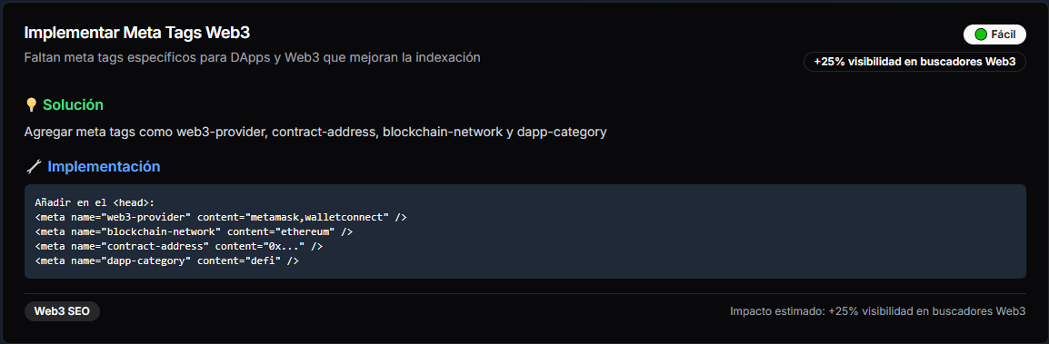 Captura de Análisis de Smart Contracts
